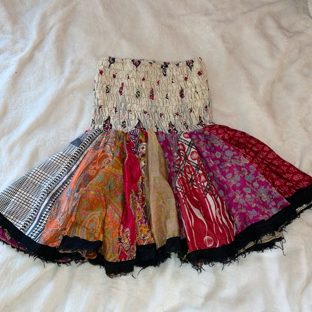 100% silk skirt